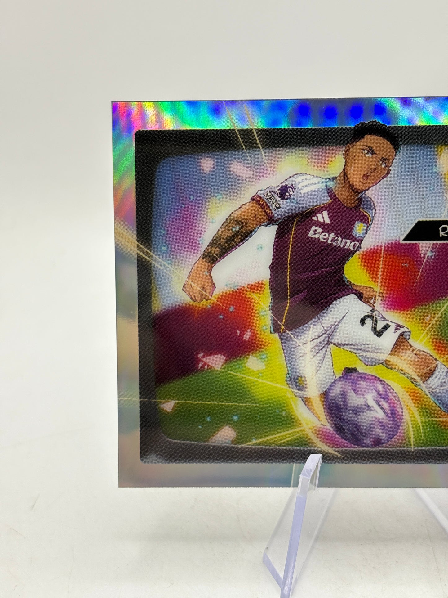 2025-26 Topps Chrome Premier League #CA-MR Morgan Rogers Chrome Anime Manga image 8