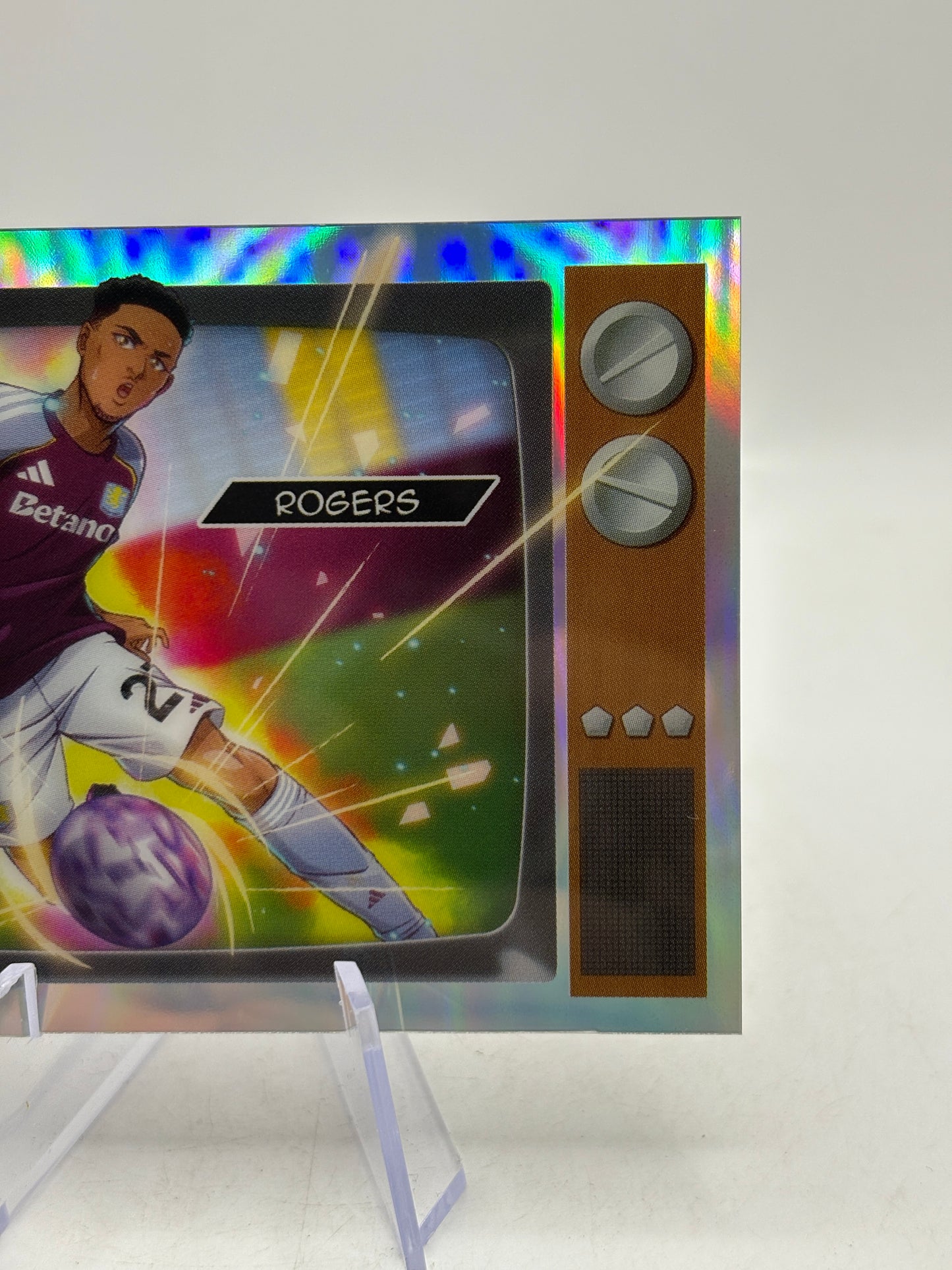 2025-26 Topps Chrome Premier League #CA-MR Morgan Rogers Chrome Anime Manga image 9