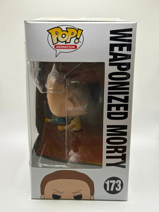 Funko POP! Animation Rick and Morty #173 Weaponized Morty FRENLY BRICKS - Open 7 Days