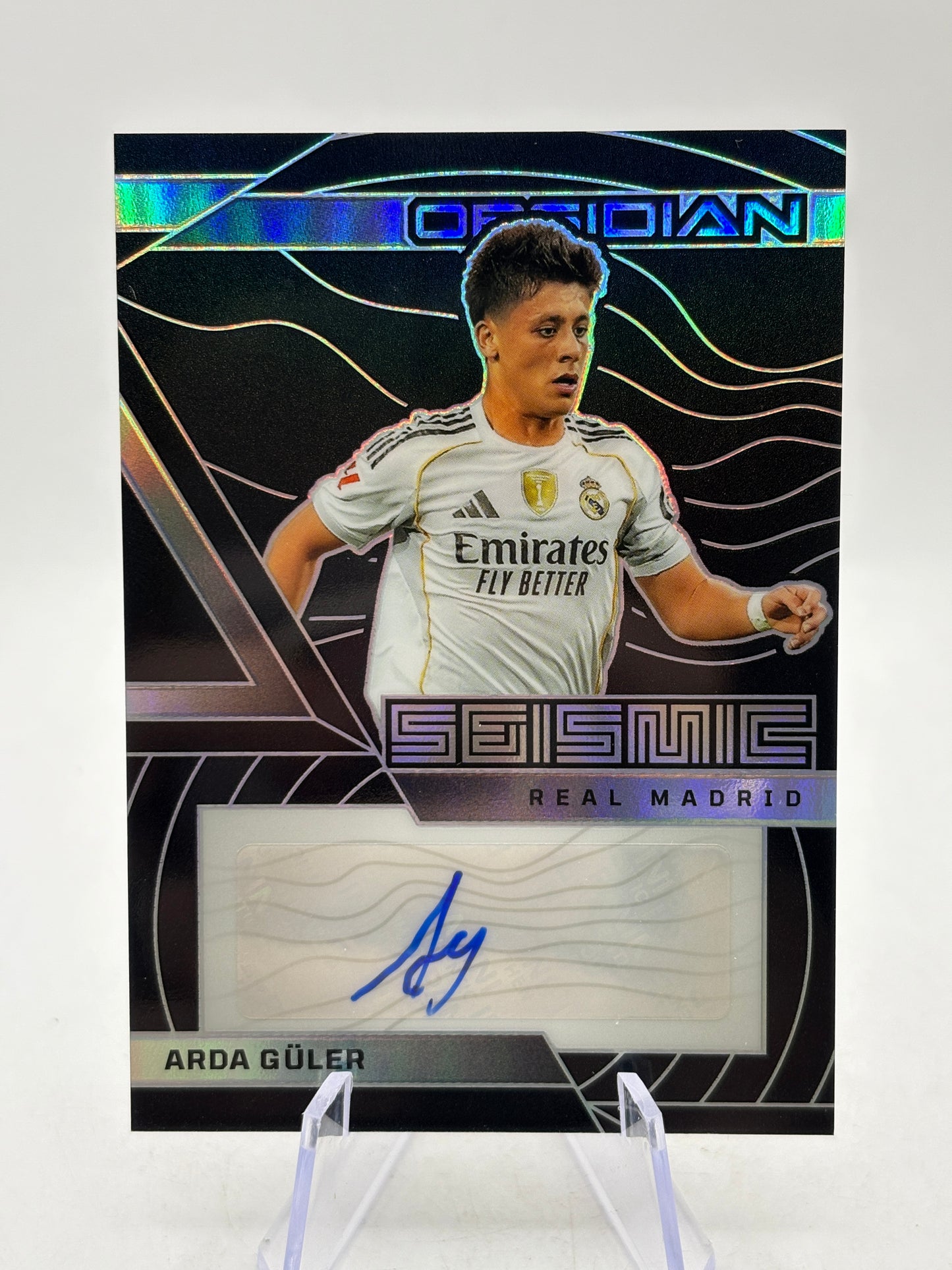 2025-26 Panini Obsidian Soccer - #SE-AGR Arda Guler Auto 081/199 image 5