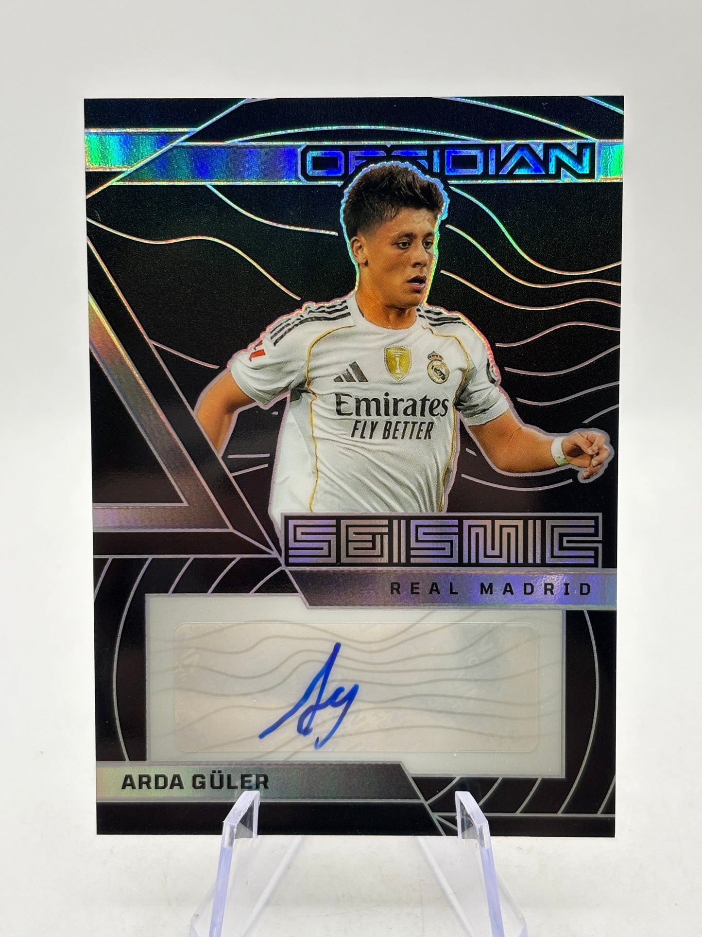 2025-26 Panini Obsidian Soccer - #SE-AGR Arda Guler Auto 081/199 product image