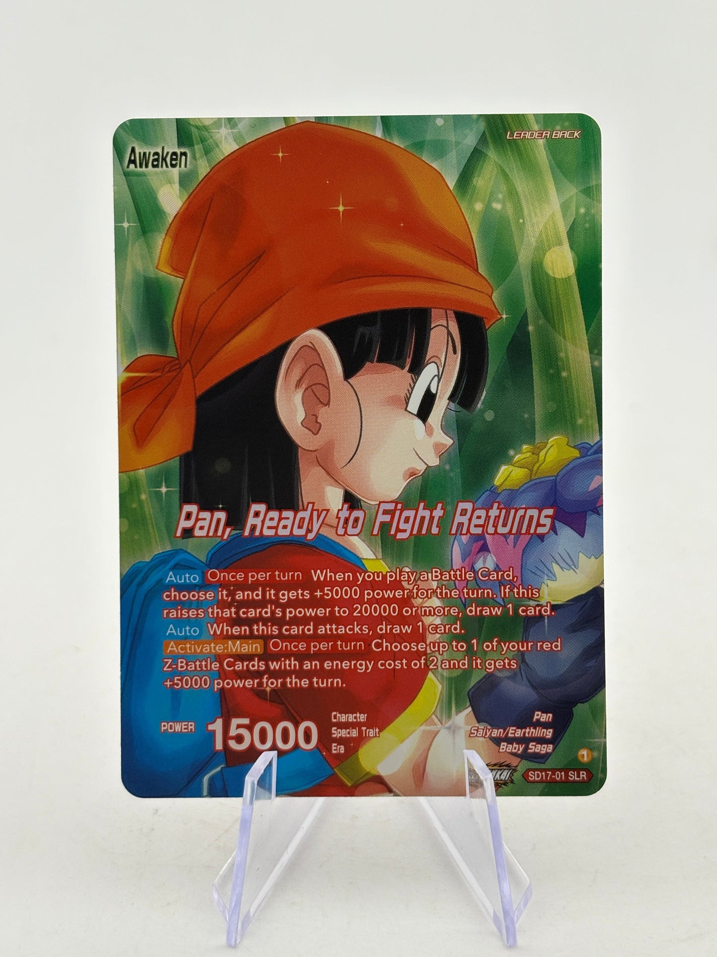 Dragon Ball Super Masters - Pan, Ready to Fight Returns SD17-01 SLR FRENLY BRICKS - Open 7 Days