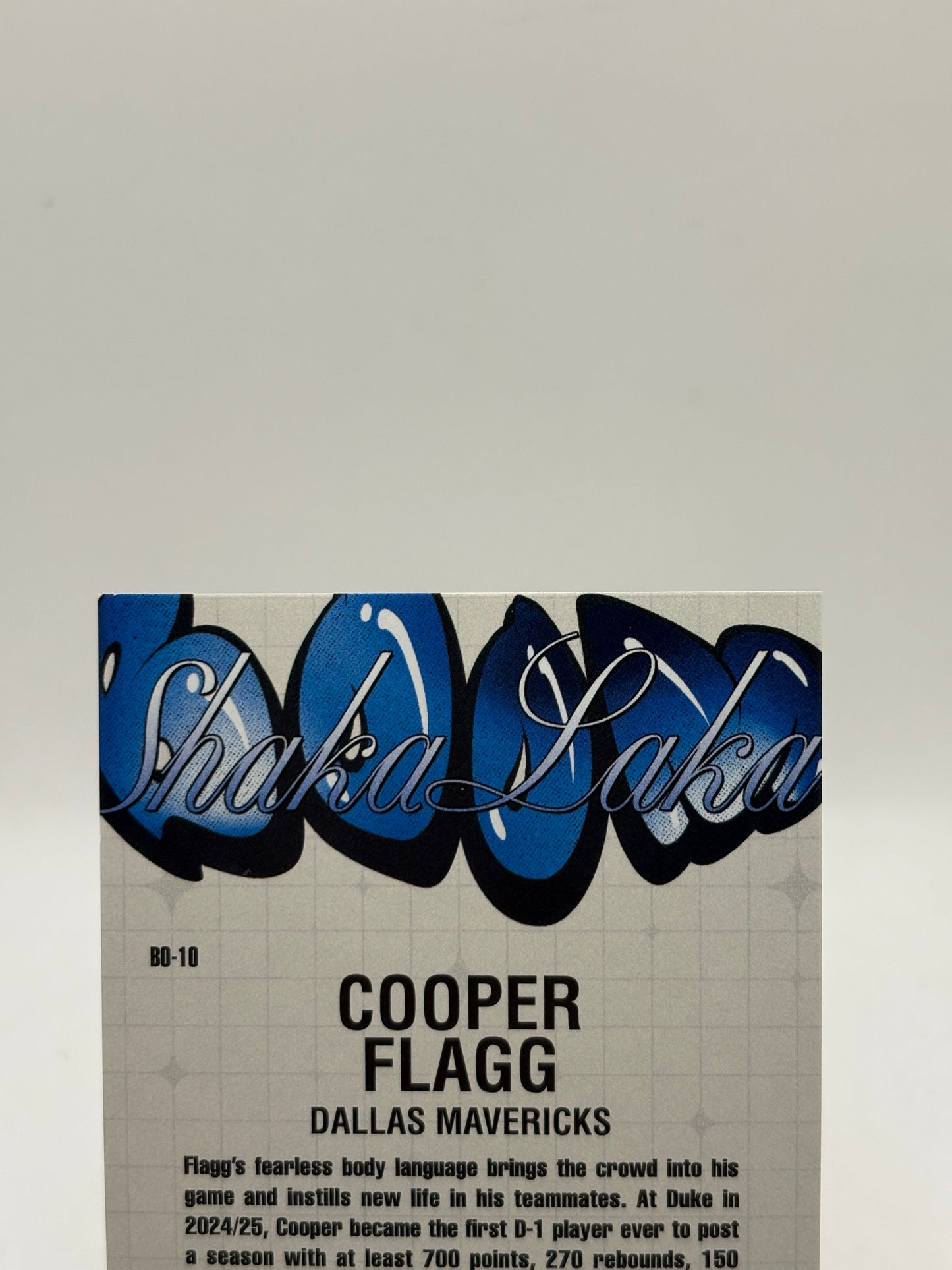 2025-26 Topps NBA Hoops - Cooper Flagg #BO-10 Shaka Laka Case Hit image 3