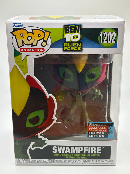 Funko POP! Animation Ben 10 Alien Force #1202 Swampfire 2022 Fall FRENLY BRICKS - Open 7 Days