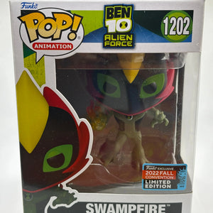 Funko POP! Animation Ben 10 Alien Force #1202 Swampfire 2022 Fall FRENLY BRICKS - Open 7 Days