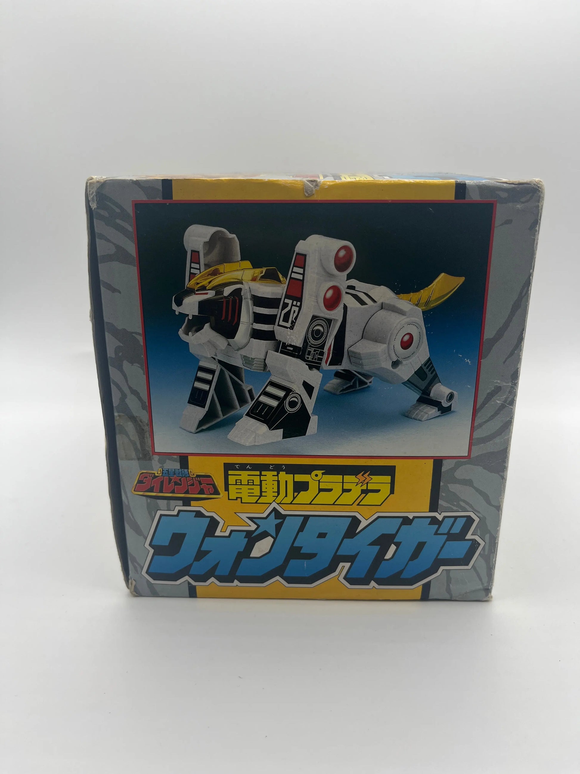 Power Rangers Bandai WHITE THUNDERZORD TIGERZORD Japan Kiba Sentai 1993 FRENLY BRICKS - Open 7 Days
