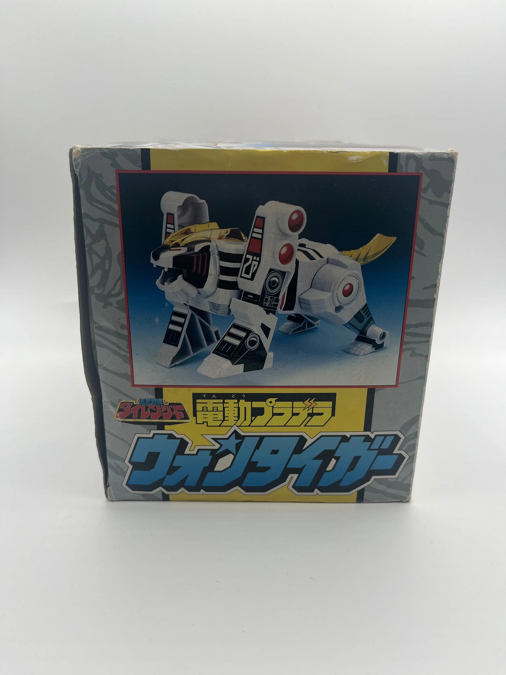 Power Rangers Bandai WHITE THUNDERZORD TIGERZORD Japan Kiba Sentai 1993 FRENLY BRICKS - Open 7 Days