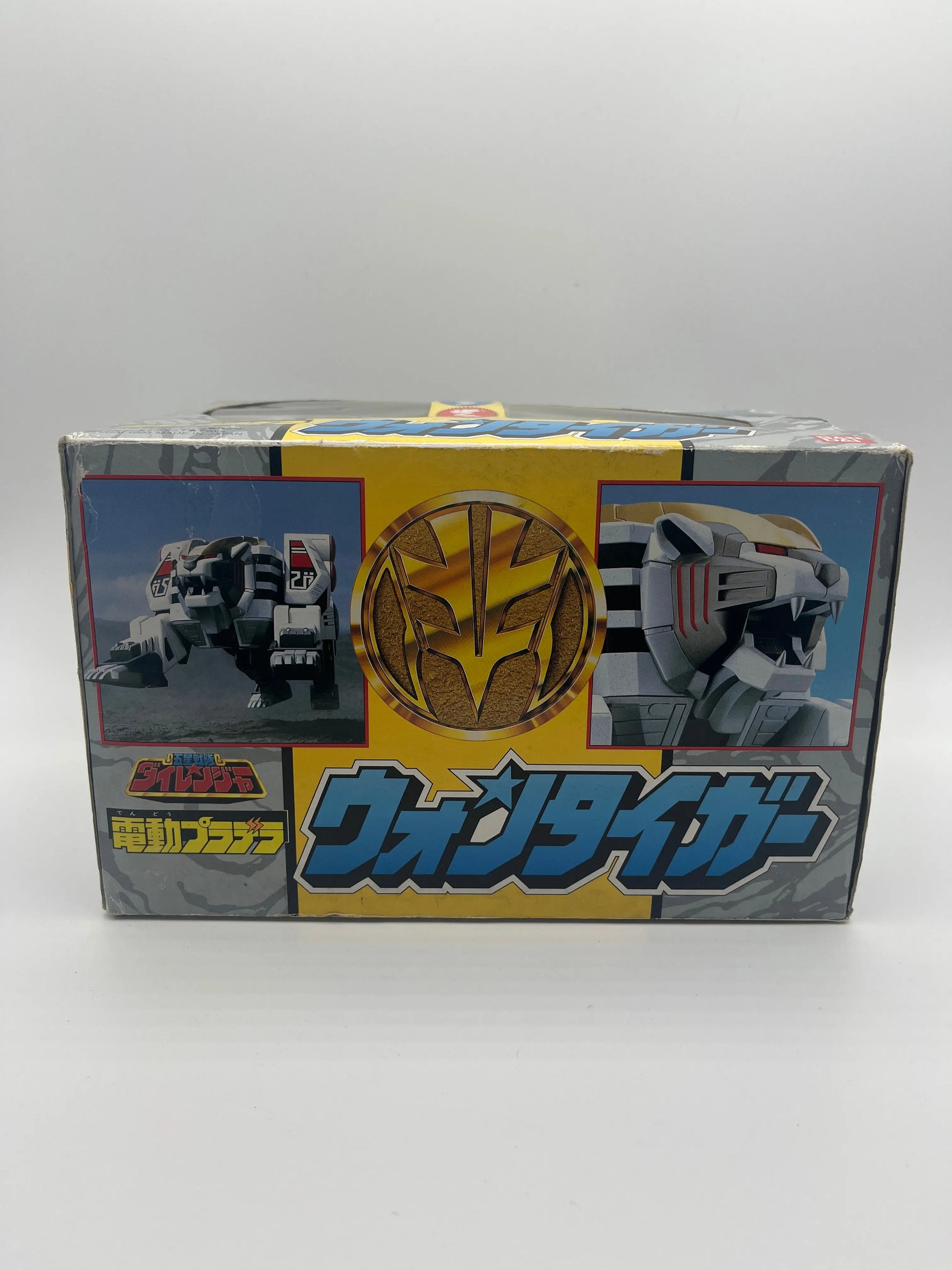 Power Rangers Bandai WHITE THUNDERZORD TIGERZORD Japan Kiba Sentai 1993 FRENLY BRICKS - Open 7 Days