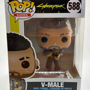 Funko POP! Games Cyberpunk 2077 #588 V-Male *box damage FRENLY BRICKS - Open 7 Days