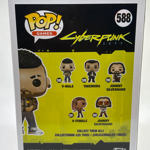Funko POP! Games Cyberpunk 2077 #588 V-Male *box damage FRENLY BRICKS - Open 7 Days