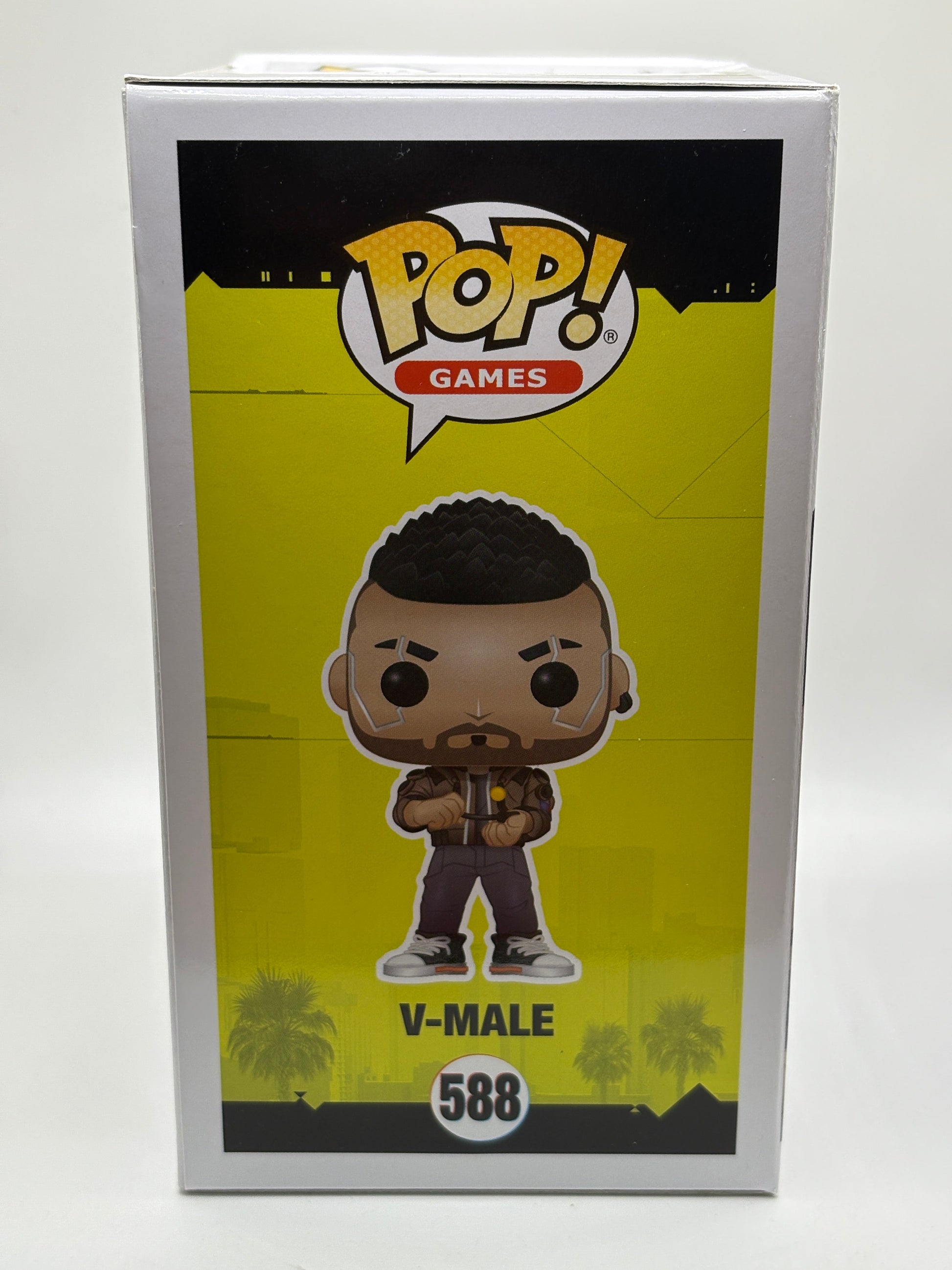 Funko POP! Games Cyberpunk 2077 #588 V-Male *box damage FRENLY BRICKS - Open 7 Days