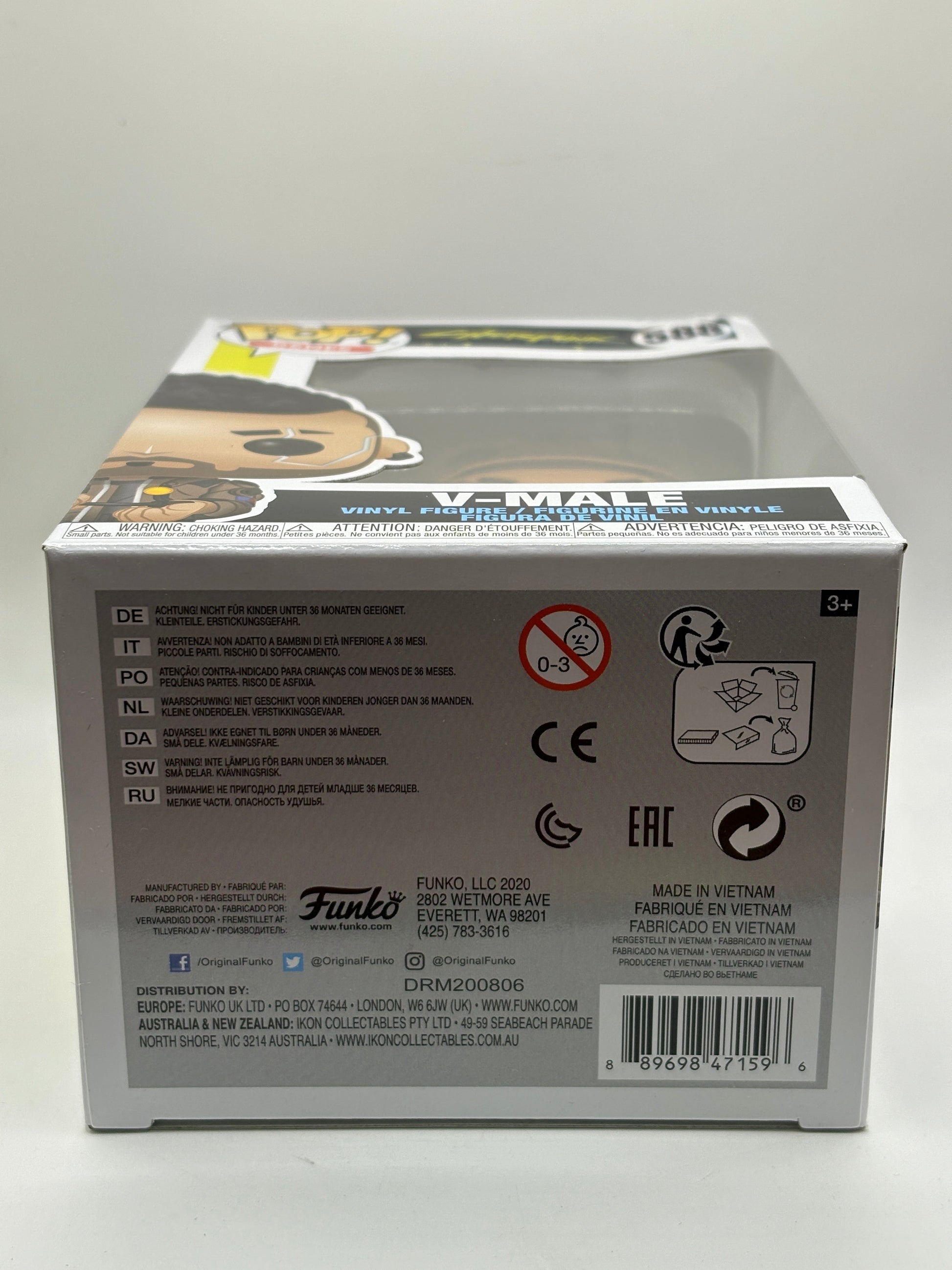 Funko POP! Games Cyberpunk 2077 #588 V-Male *box damage FRENLY BRICKS - Open 7 Days
