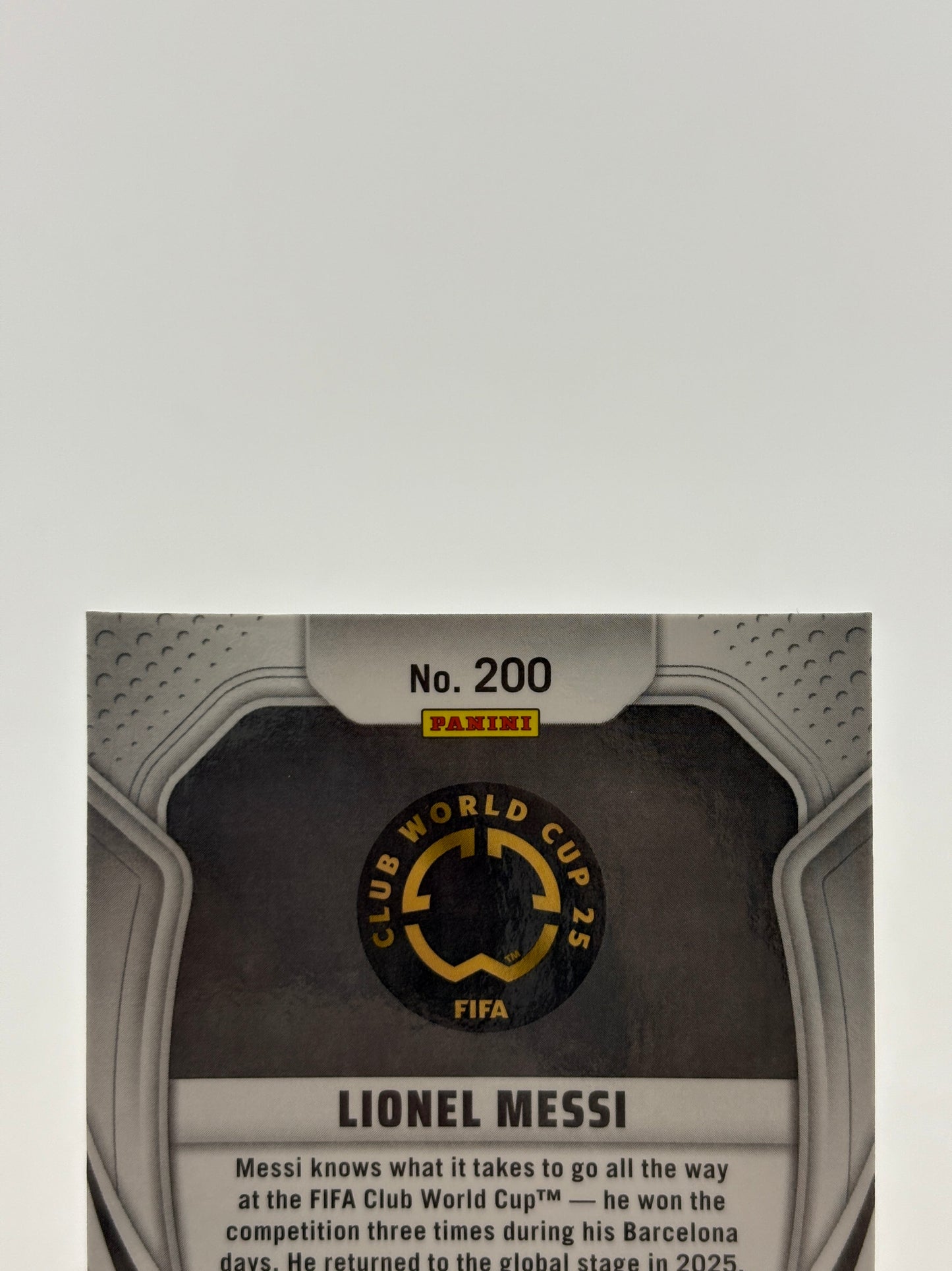 2025 Panini Prizm Fifa Club World Cup - Lionel Messi Blue Ice 104/175 #200 FRENLY BRICKS - Open 7 Days