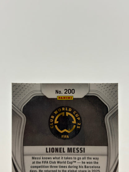 2025 Panini Prizm Fifa Club World Cup - Lionel Messi Blue Ice 104/175 #200 FRENLY BRICKS - Open 7 Days