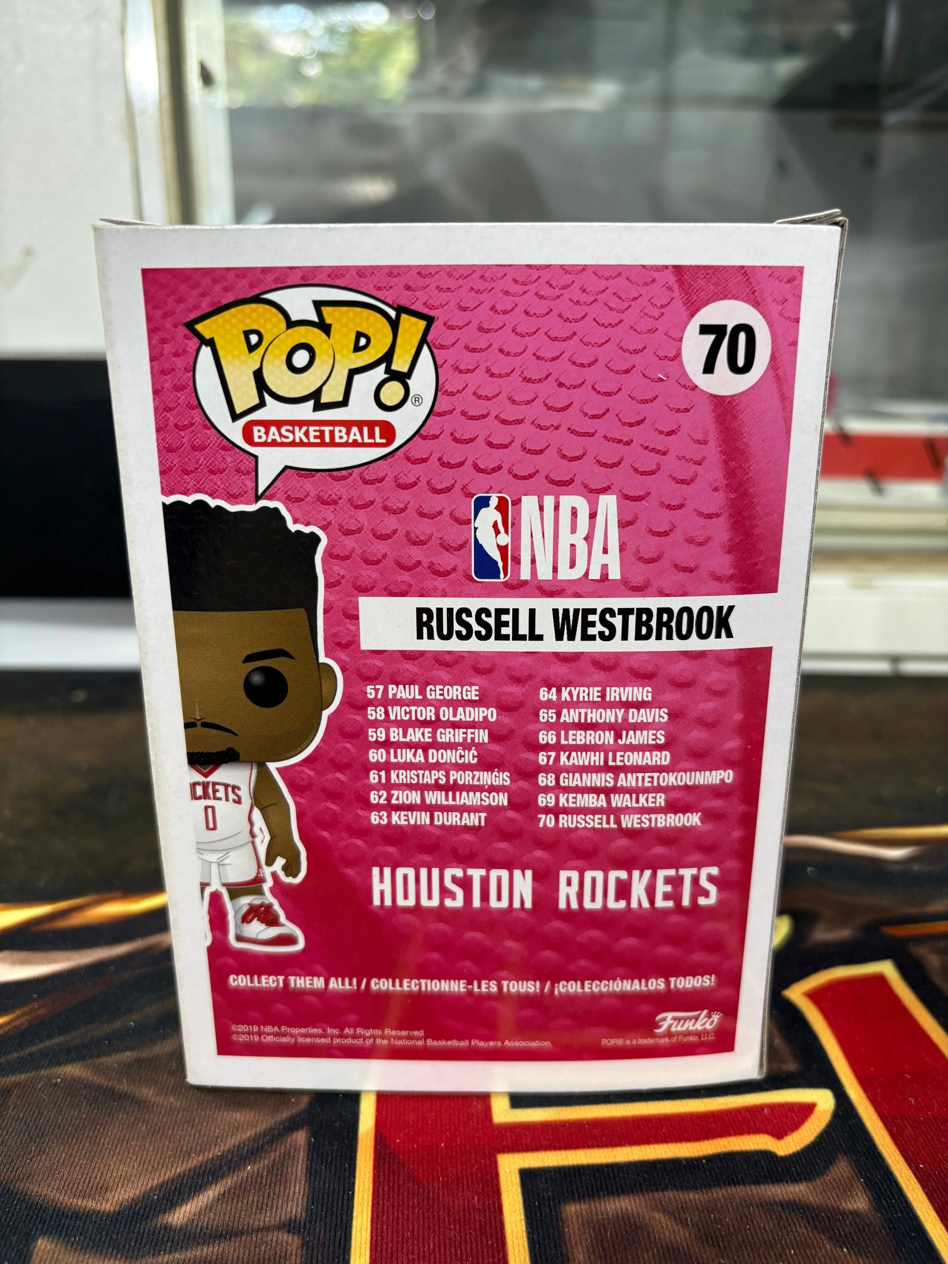 Funko POP! Basketball: Houston Rockets - Russell Westbrook #70 FRENLY BRICKS - Open 7 Days