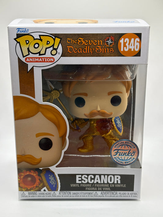 Funko POP! Animation The Seven Deadly Sins #1346 Escanor Special Edition FRENLY BRICKS - Open 7 Days