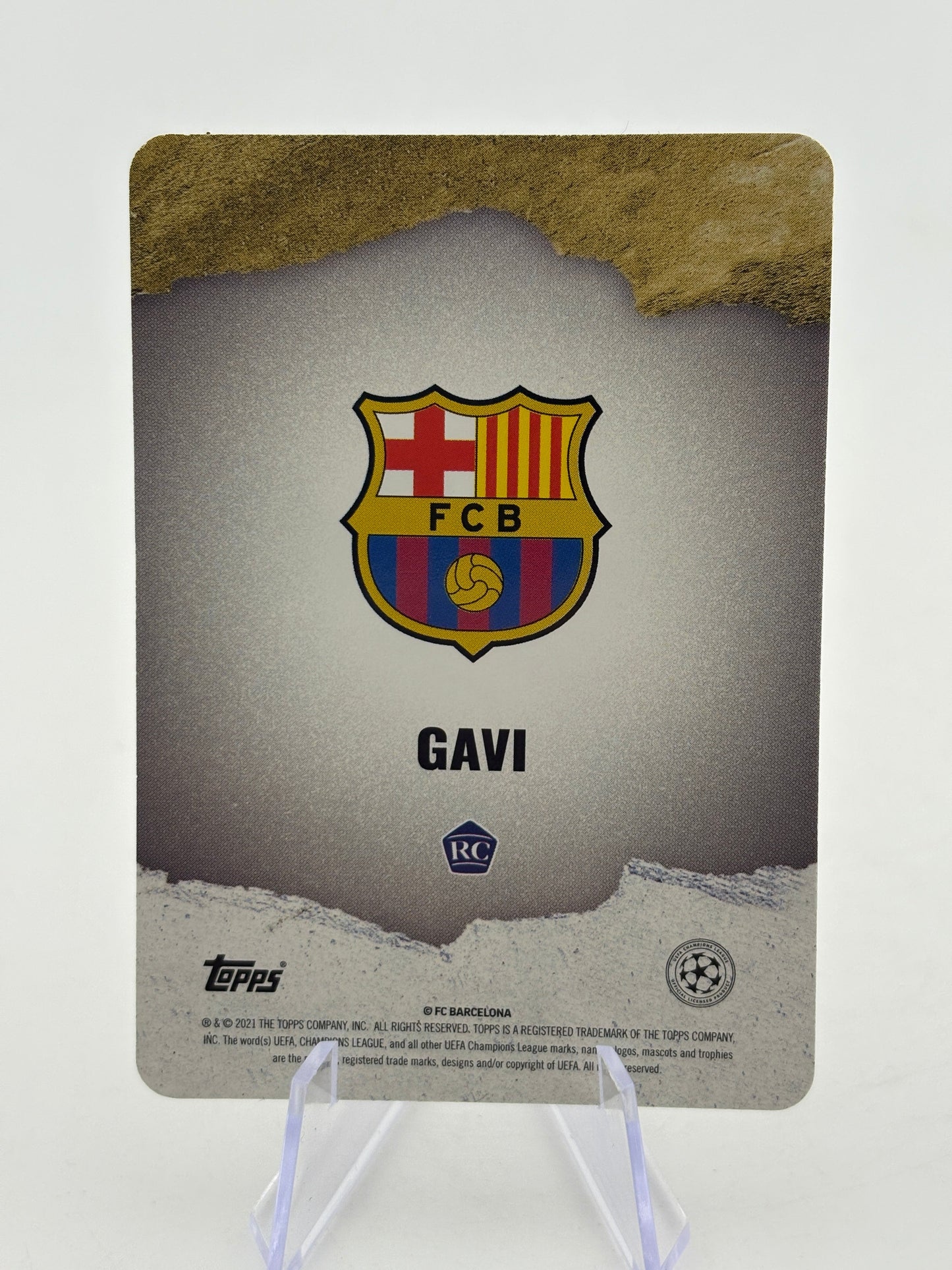 2021 Topps Barcelona x Tyson Beck - Gavi Future Stars Lenticular FRENLY BRICKS - Open 7 Days