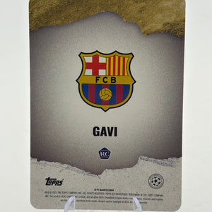 2021 Topps Barcelona x Tyson Beck - Gavi Future Stars Lenticular FRENLY BRICKS - Open 7 Days