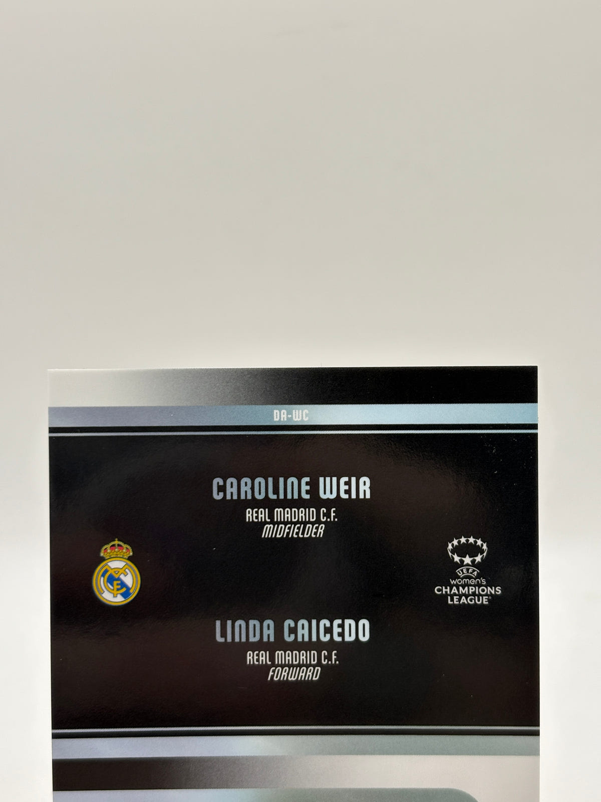 Topps Chrome 2025/26 UEFA Womens - DA-WC Caroline Weir Linda Caicedo Dual Auto /5, photo 3 image 3