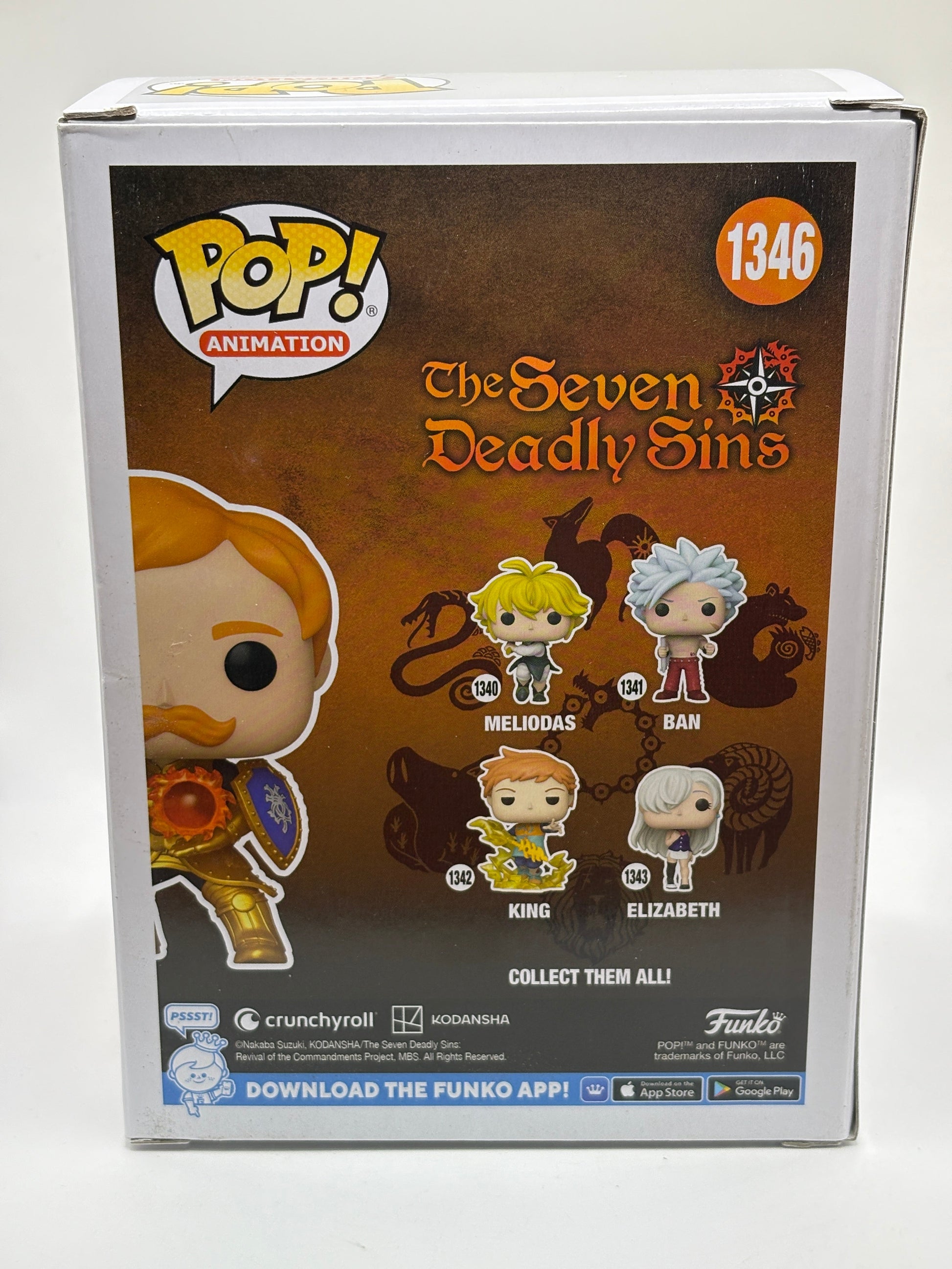 Funko POP! Animation The Seven Deadly Sins #1346 Escanor Special Edition FRENLY BRICKS - Open 7 Days