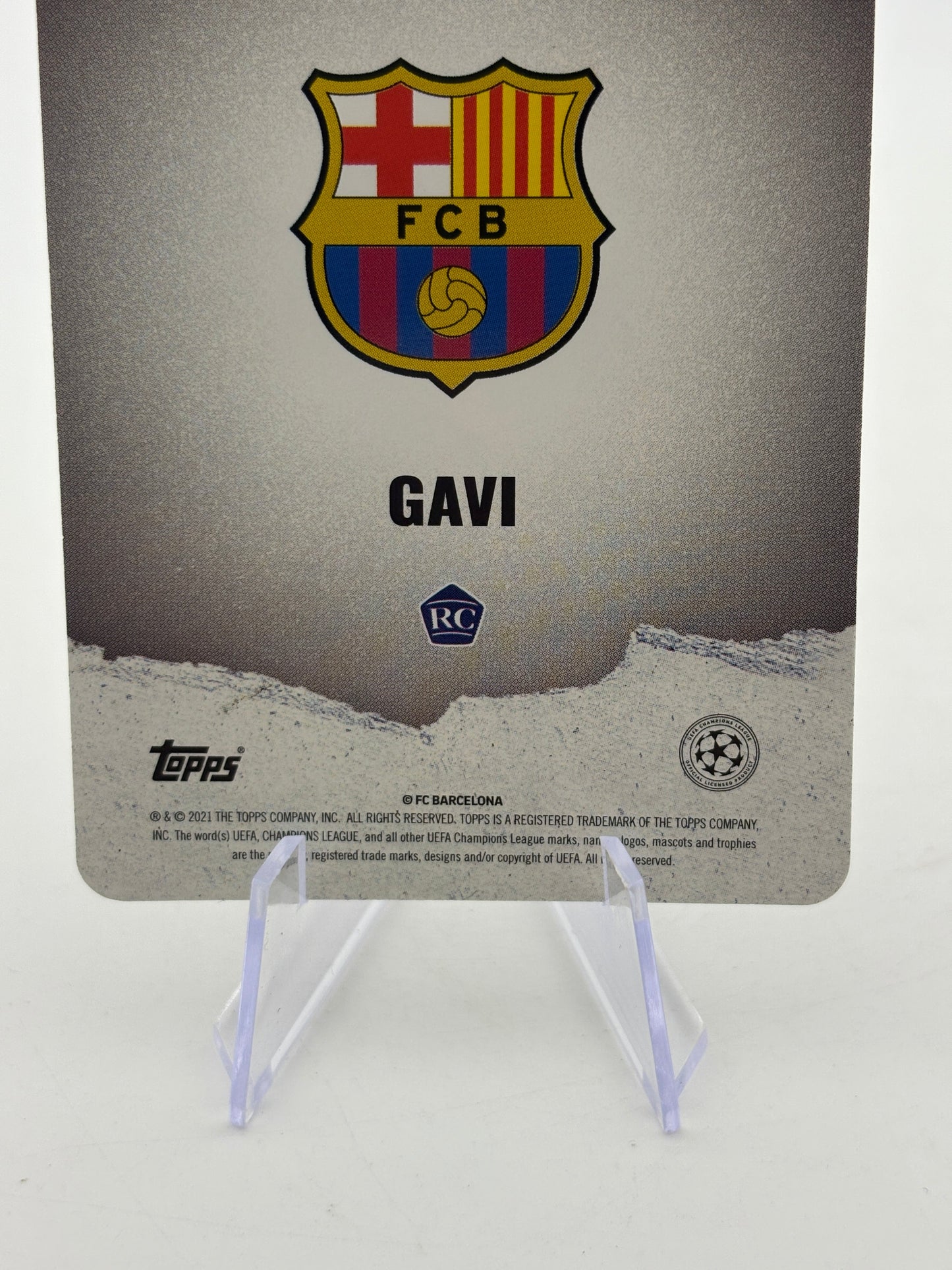 2021 Topps Barcelona x Tyson Beck - Gavi Future Stars Lenticular FRENLY BRICKS - Open 7 Days