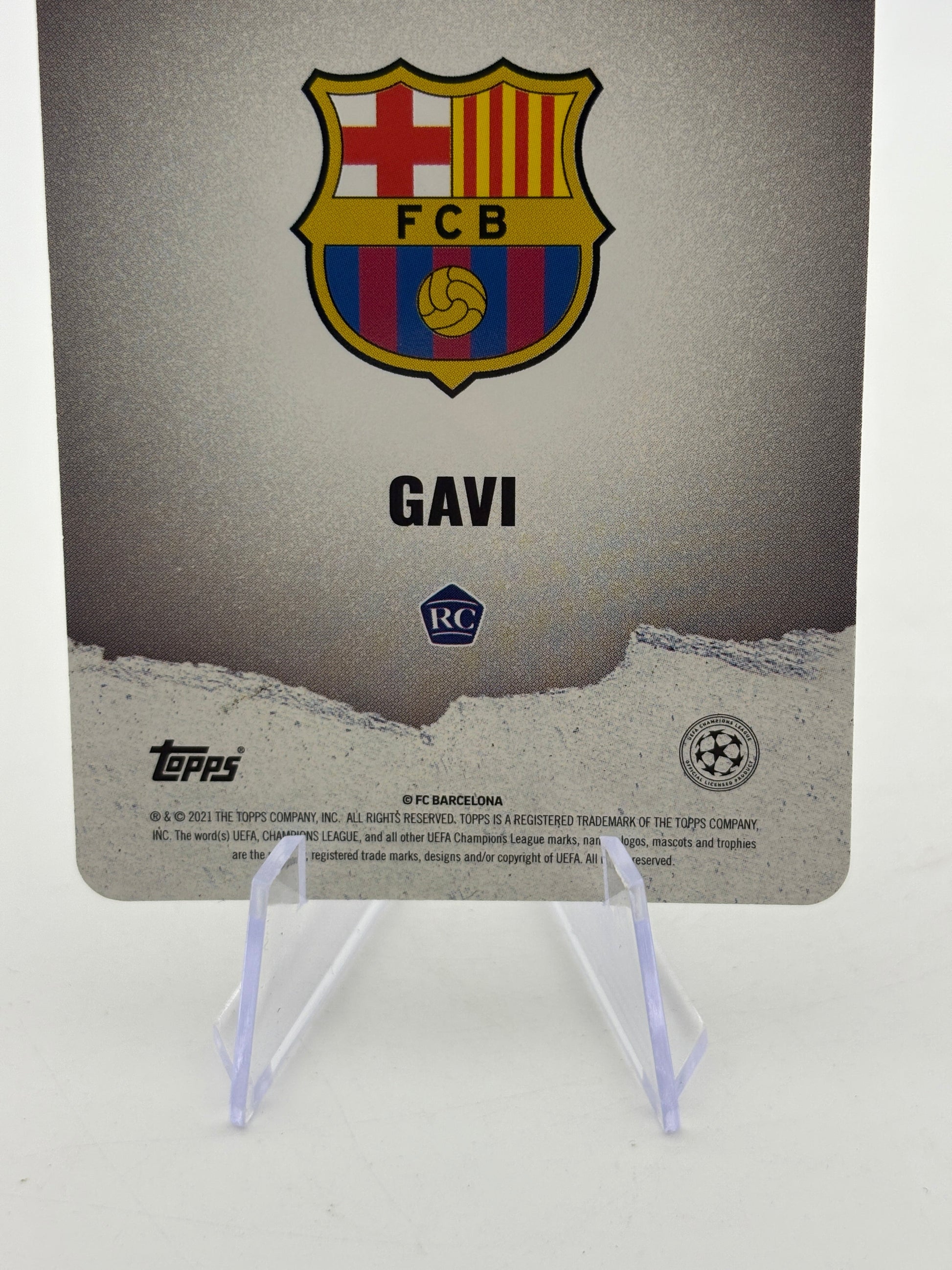 2021 Topps Barcelona x Tyson Beck - Gavi Future Stars Lenticular FRENLY BRICKS - Open 7 Days