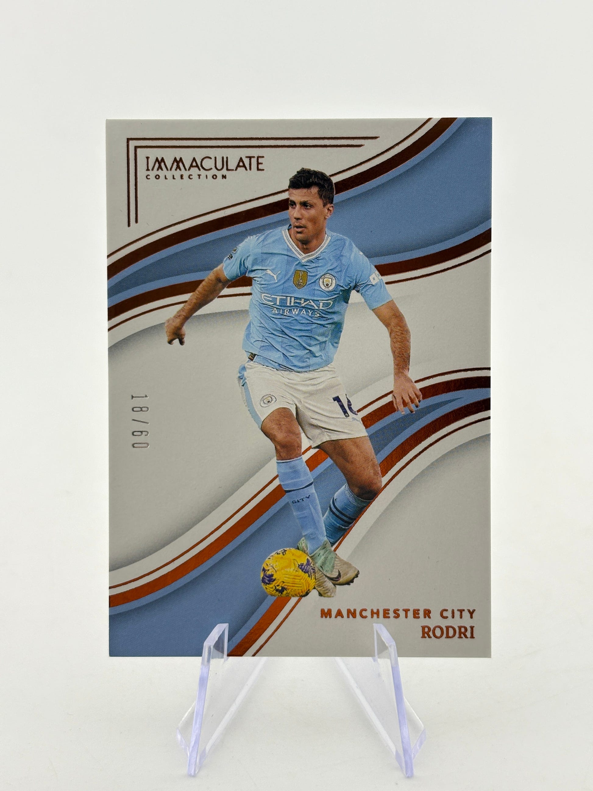 2023-24 Panini Immaculate Soccer - Rodri 18/60 #198 FRENLY BRICKS - Open 7 Days image 1