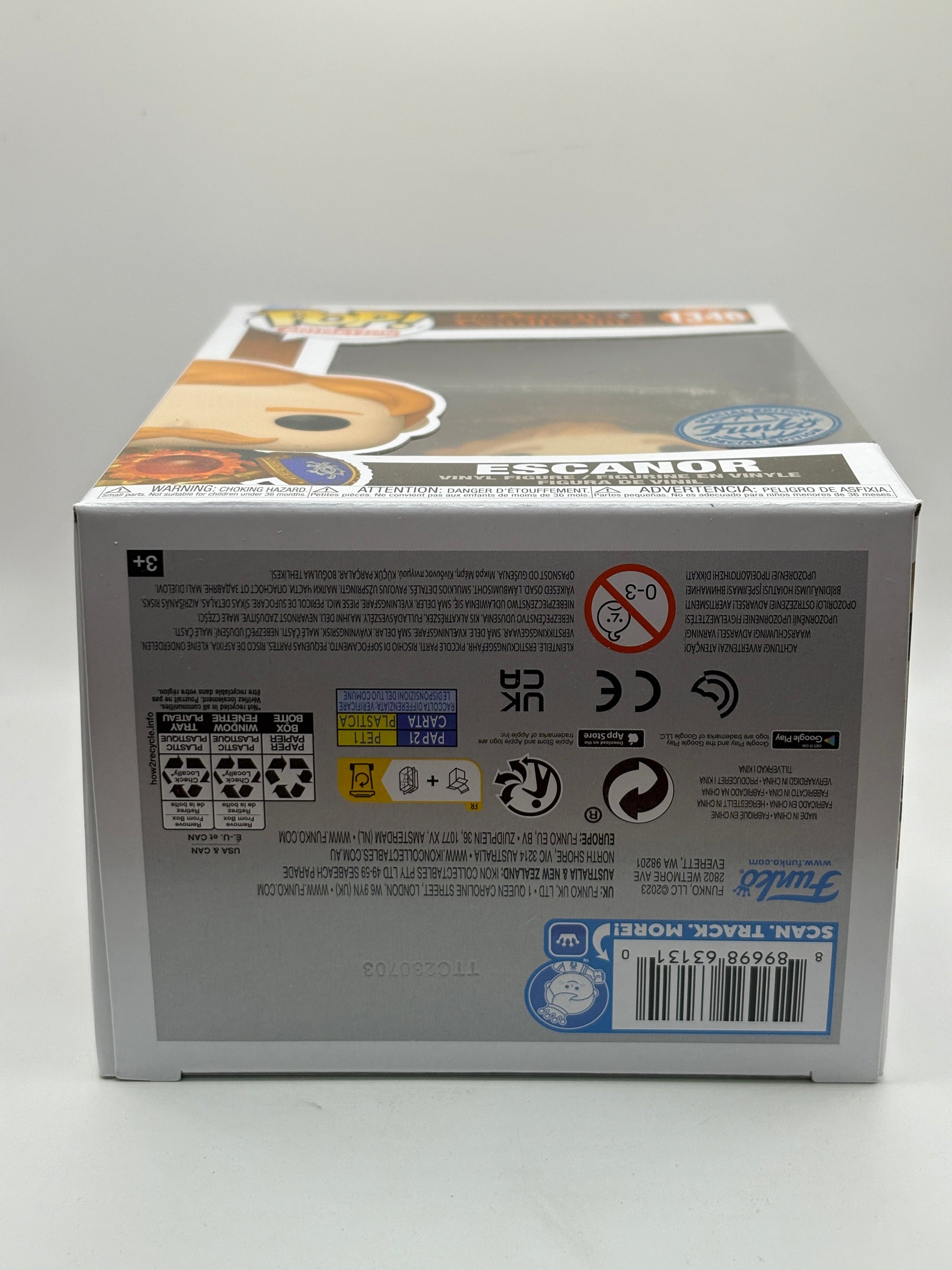 Funko POP! Animation The Seven Deadly Sins #1346 Escanor Special Edition FRENLY BRICKS - Open 7 Days