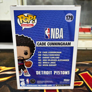 Funko POP! Basketball Detroit Pistons #179 Cade Cunningham FRENLY BRICKS - Open 7 Days