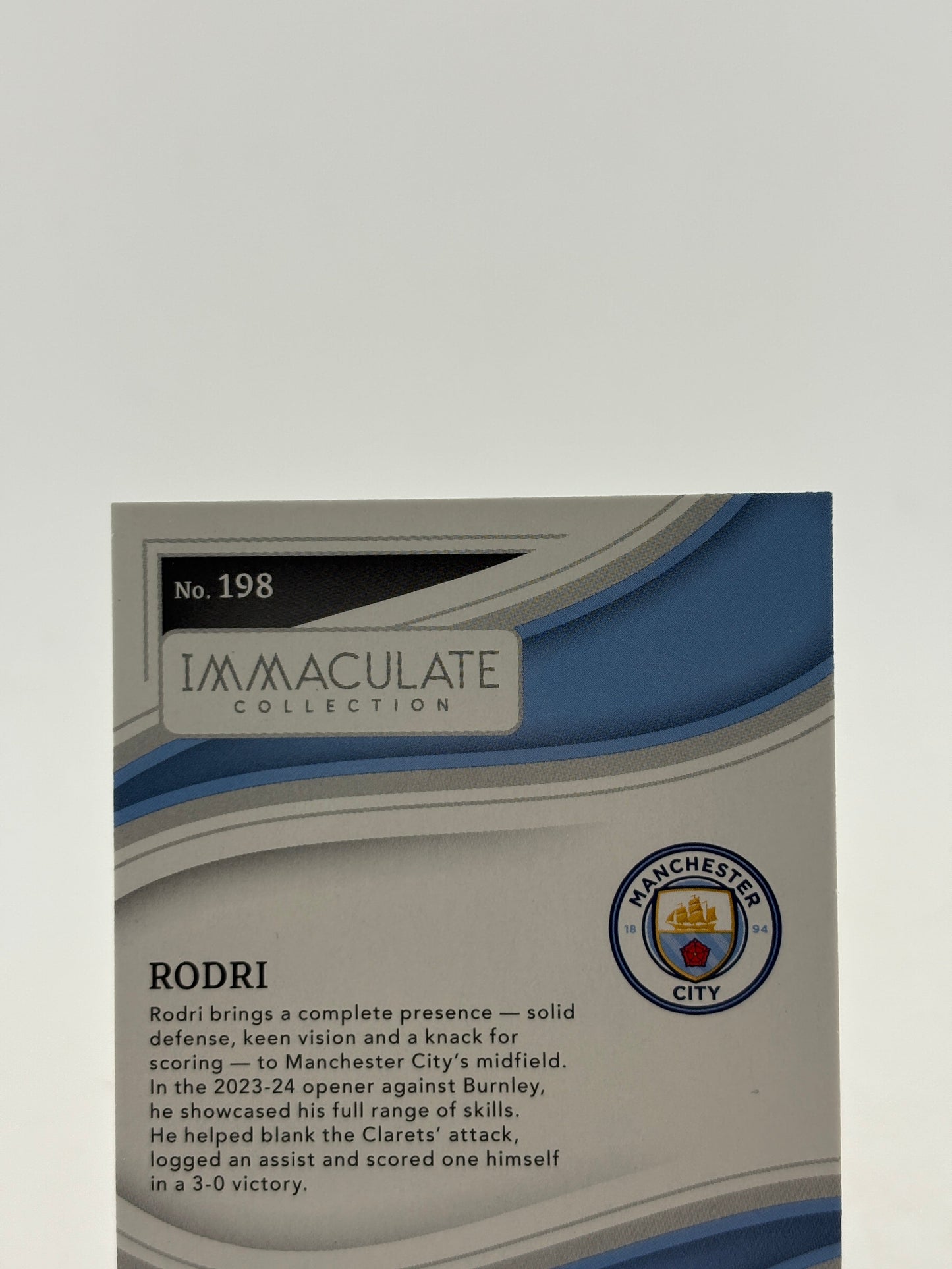 2023-24 Panini Immaculate Soccer - Rodri 18/60 #198 FRENLY BRICKS - Open 7 Days