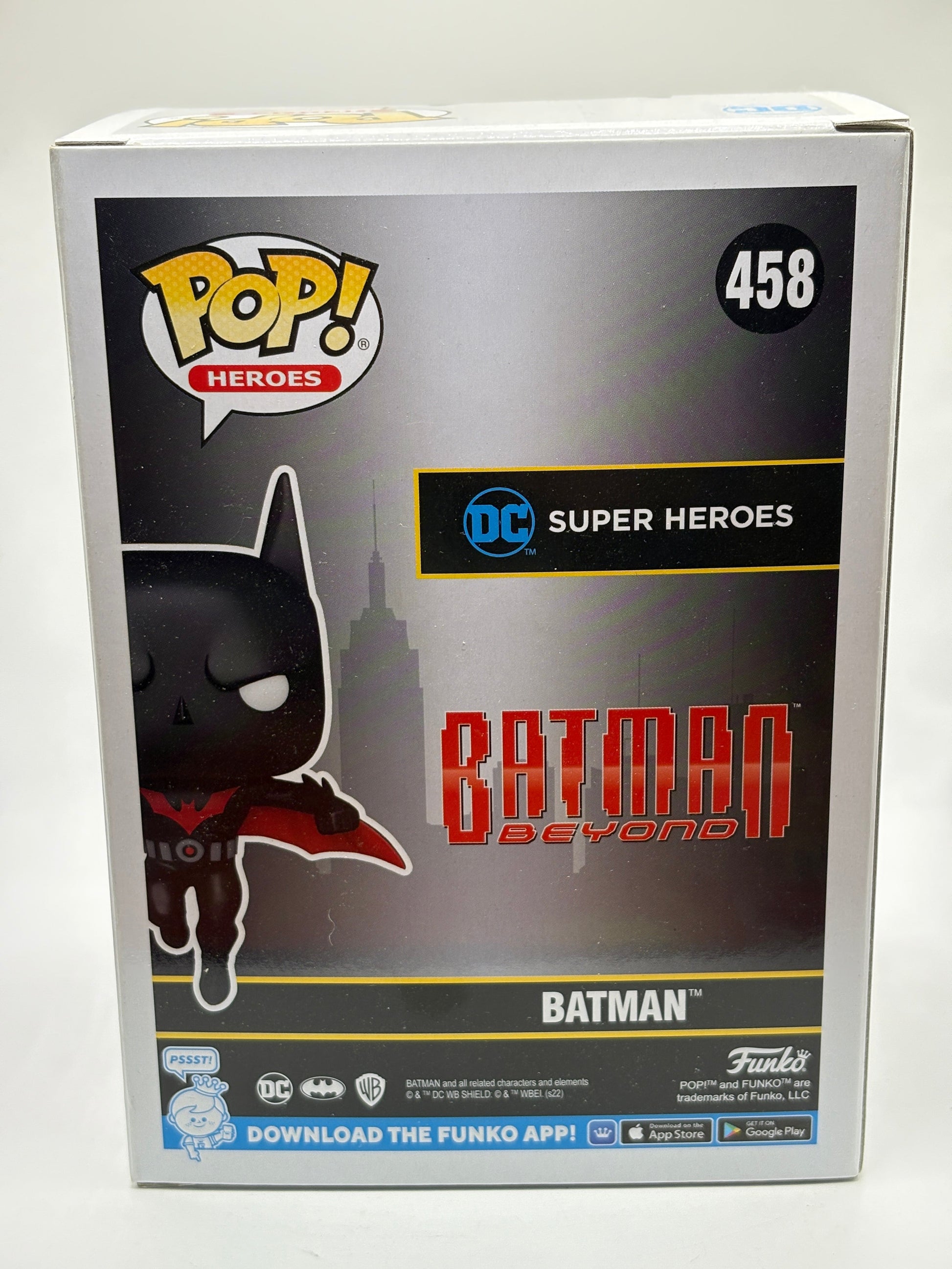 Funko POP! Heroes Batman Beyond #458 Batman Special Edition FRENLY BRICKS - Open 7 Days