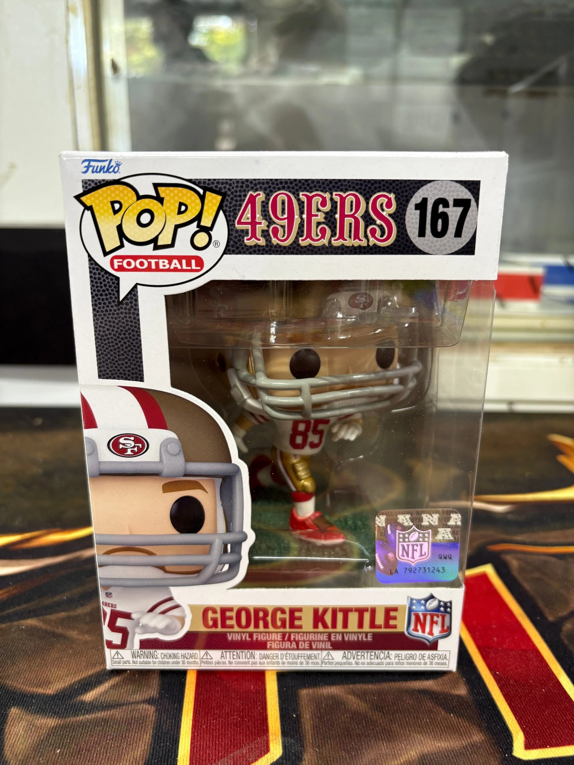 Funko POP! Football 49ers #167 George Kittle FRENLY BRICKS - Open 7 Days