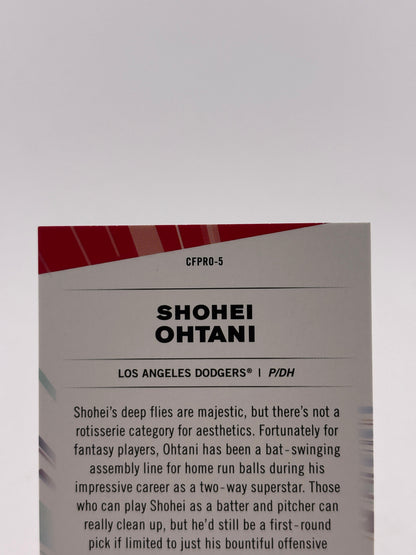 2024 Topps Stadium Club - #CFPRO-5 Shohei Ohtani Cheif Fantasy FRENLY BRICKS - Open 7 Days