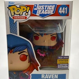 Funko POP! Heroes Justice League #441 Raven 2022 Winter Convention FRENLY BRICKS - Open 7 Days