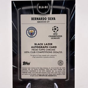 2025 Topps Chrome - Bernado Silva Auto #BLA-BE Black Lazer FRENLY BRICKS - Open 7 Days