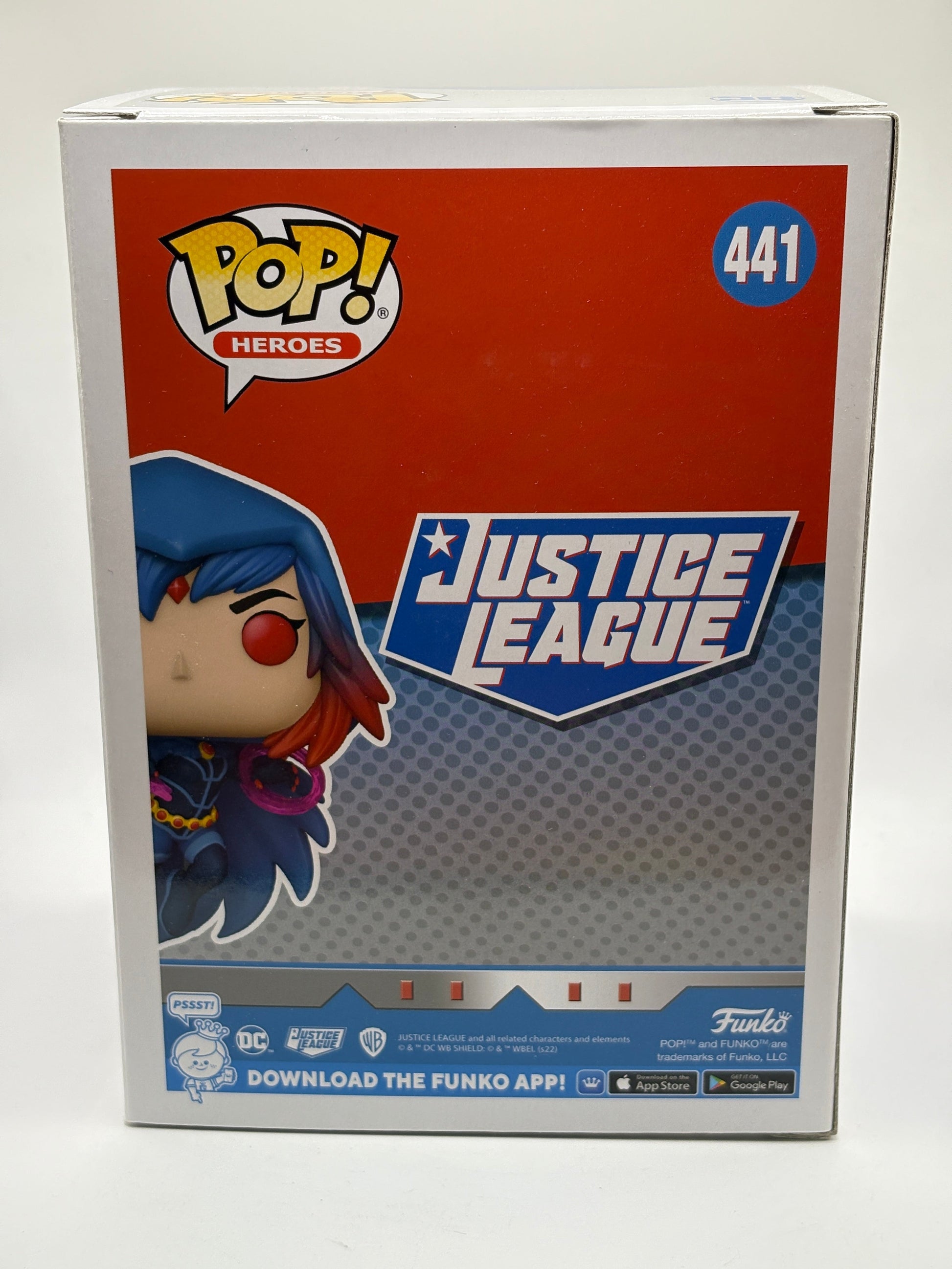 Funko POP! Heroes Justice League #441 Raven 2022 Winter Convention FRENLY BRICKS - Open 7 Days