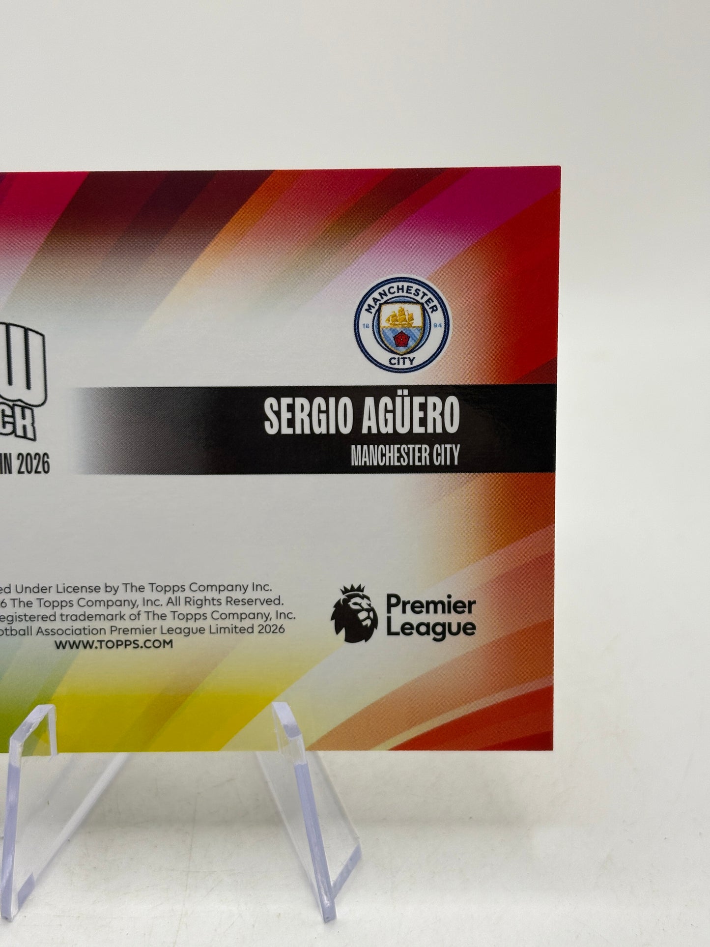 2025-26 Merlin Premier League - RB-26 Sergio Aguero Rainbow Flick SP