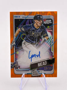 2024 Topps Cosmic Chrome Baseball - Curtis Mead Auto /25 Rookie Auto