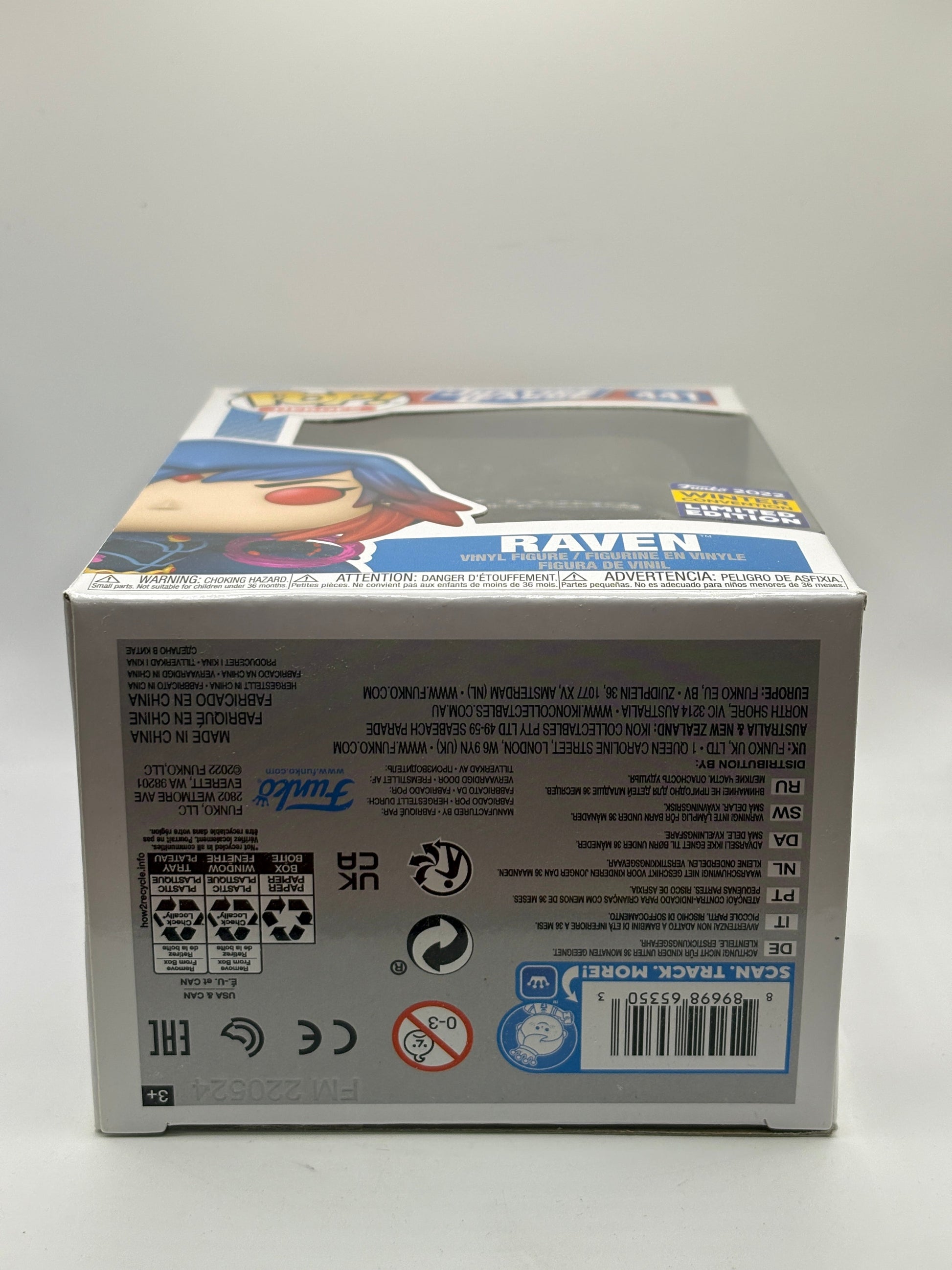 Funko POP! Heroes Justice League #441 Raven 2022 Winter Convention FRENLY BRICKS - Open 7 Days