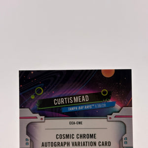 2024 Topps Cosmic Chrome Baseball - Curtis Mead Auto /25 Rookie Auto FRENLY BRICKS - Open 7 Days