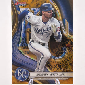 2024 Bowman's Best - Bobby Witt Jr. #30 Gold Refractor /50 FRENLY BRICKS - Open 7 Days