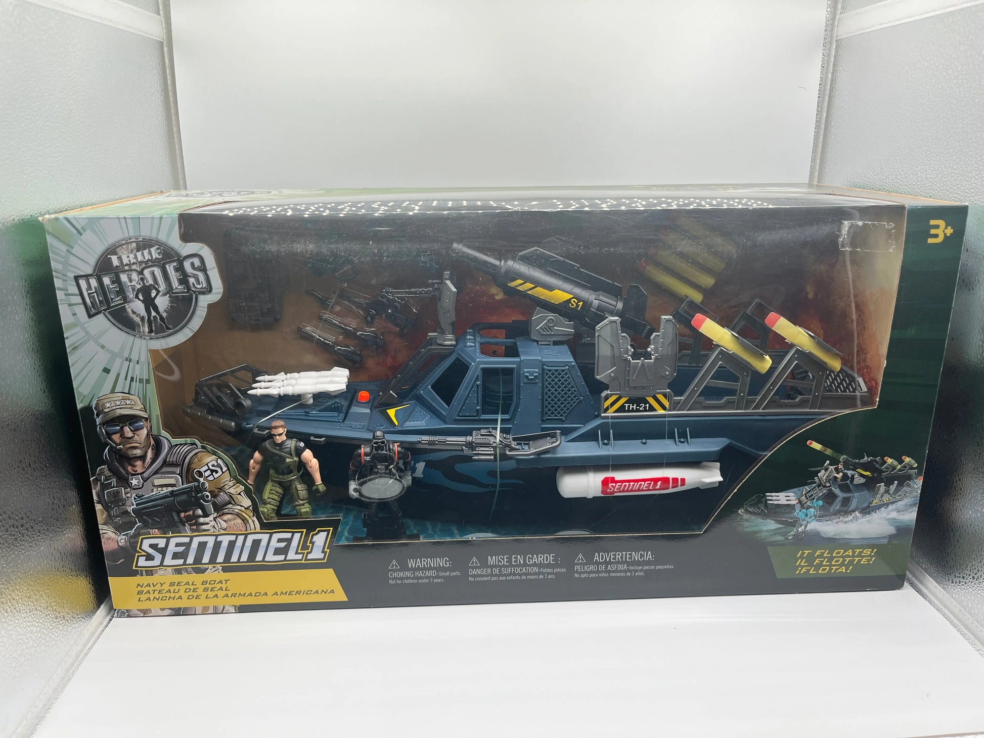 Toy's R Us Sentinel 1 True Heroes - Navy Seal Boat FRENLY BRICKS - Open 7 Days