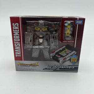 Genuine Takara Transformer Legend LG28 REWIND+NIGHTBEAT Titan Return Headmaster FRENLY BRICKS - Open 7 Days