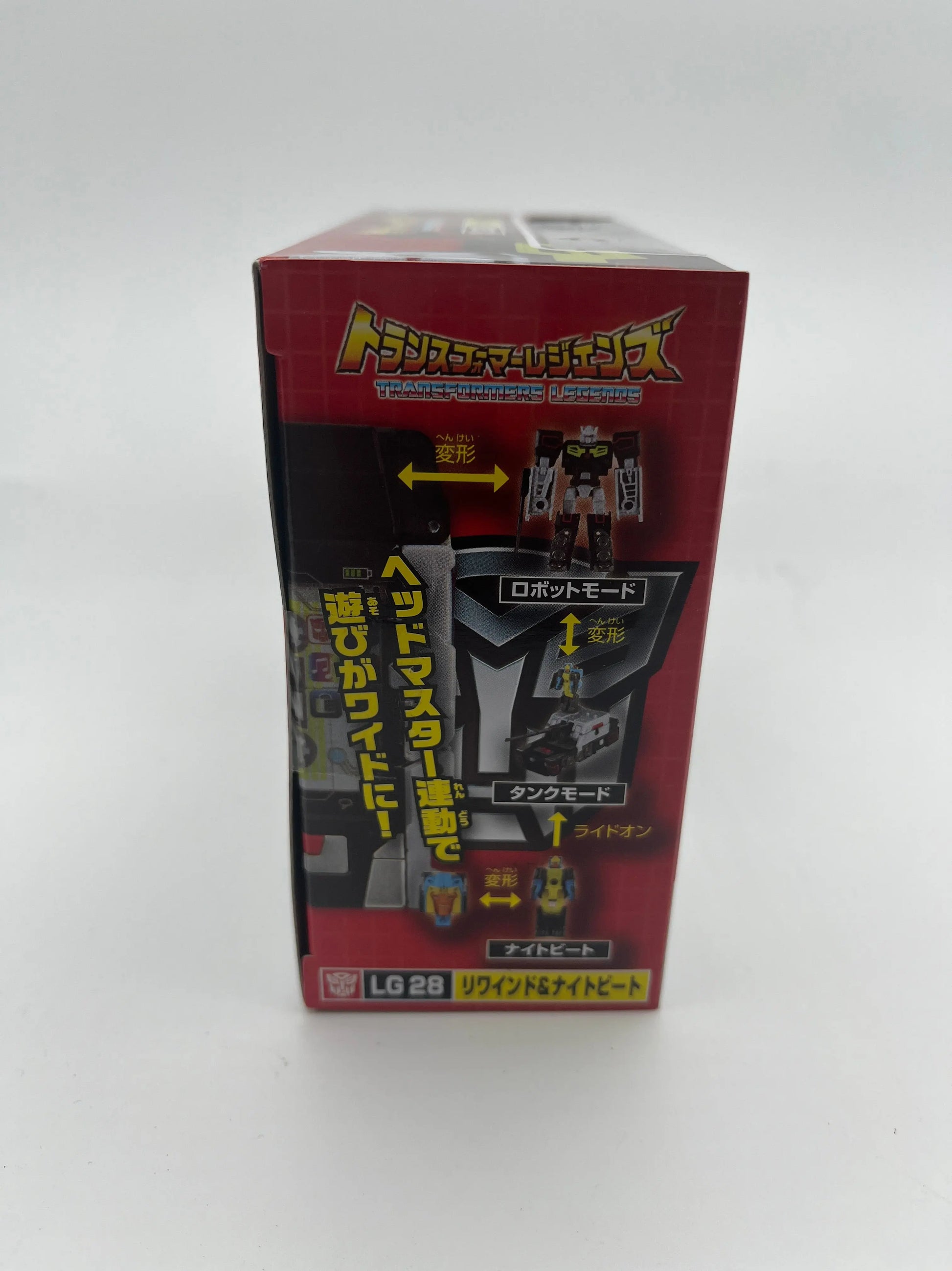 Genuine Takara Transformer Legend LG28 REWIND+NIGHTBEAT Titan Return Headmaster FRENLY BRICKS - Open 7 Days