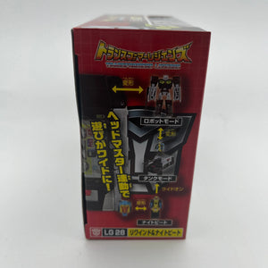 Genuine Takara Transformer Legend LG28 REWIND+NIGHTBEAT Titan Return Headmaster FRENLY BRICKS - Open 7 Days