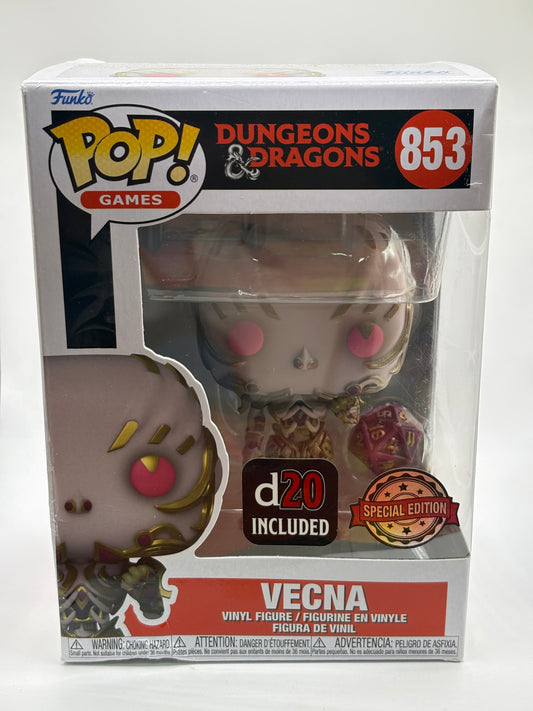 Funko POP! Games Dungeons & Dragons #853 Vecna D20 Special Edition FRENLY BRICKS - Open 7 Days