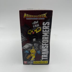 Genuine Takara Transformer Legend LG28 REWIND+NIGHTBEAT Titan Return Headmaster FRENLY BRICKS - Open 7 Days