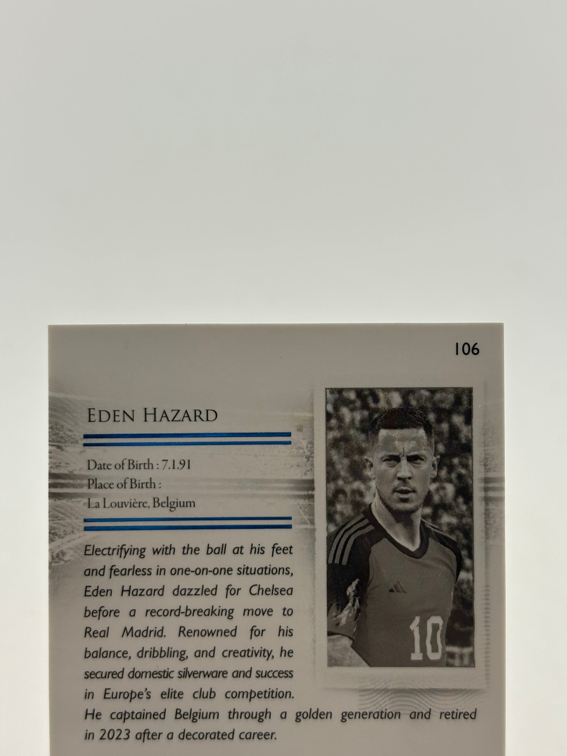 2025 Futera Unique - The Greats #106 Eden Hazard 14/15 FRENLY BRICKS - Open 7 Days