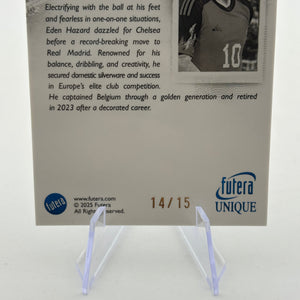 2025 Futera Unique - The Greats #106 Eden Hazard 14/15 FRENLY BRICKS - Open 7 Days