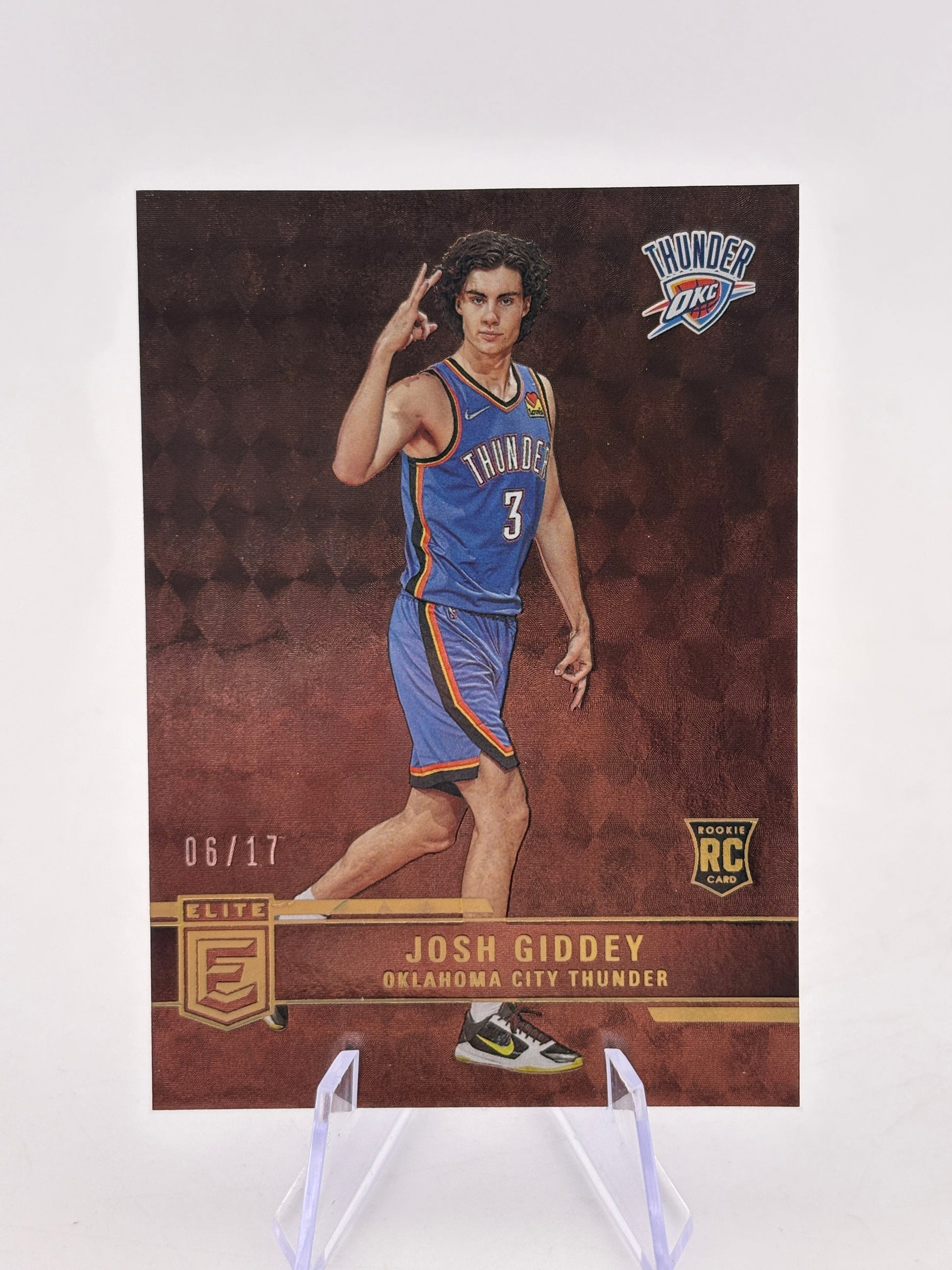 2021-22 Panini Donruss Elite - Josh Giddey #243 06/17 Rookie Card FRENLY BRICKS - Open 7 Days image 1